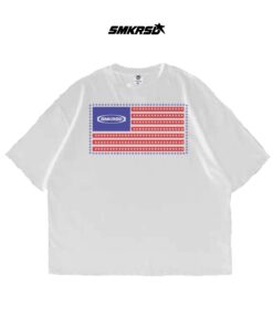 SMKRSD - FLAG SIDE T-SHIRT WHITE
